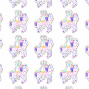 Pony (blad) contoursticker sticker