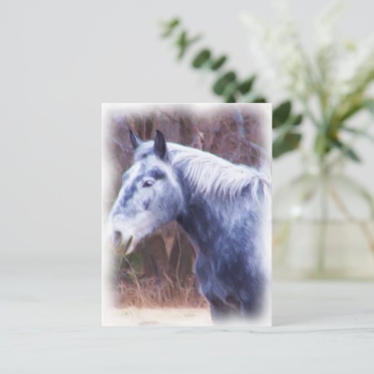 pony briefkaart (Staand voorkant)