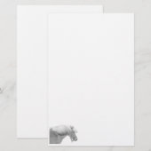 Pony Briefpapier (Voorkant / Achterkant)