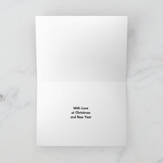 Pony Christmas Party Kaart (man) (Binnen)