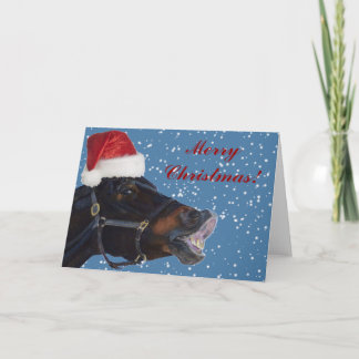 Pony Christmas-Wenskaart Feestdagen Kaart