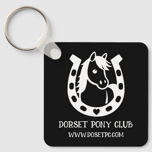 Pony Club Rider Sleutelhanger (Voorkant)