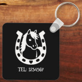 Pony Club Rider Sleutelhanger (Achterkant)