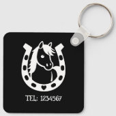 Pony Club Rider Sleutelhanger (Achterkant)