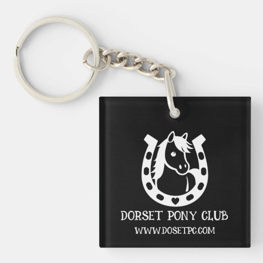 Pony Club Rider Sleutelhanger (Voorkant)