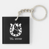 Pony Club Rider Sleutelhanger (Achterkant)