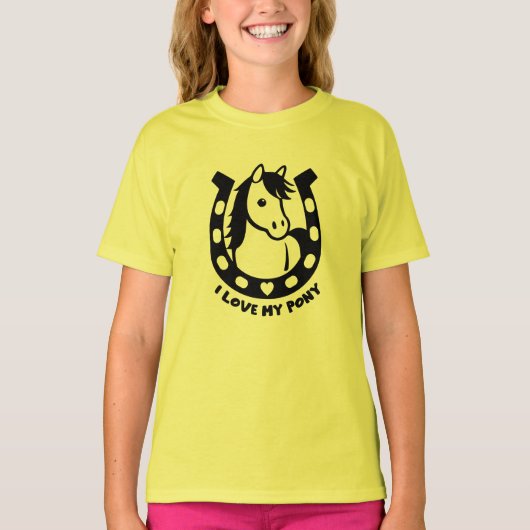 Pony Club Ruiter T-shirt (Voorkant)