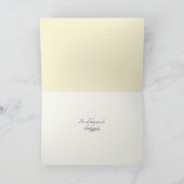  pony en roos dank u kaart (Binnen)