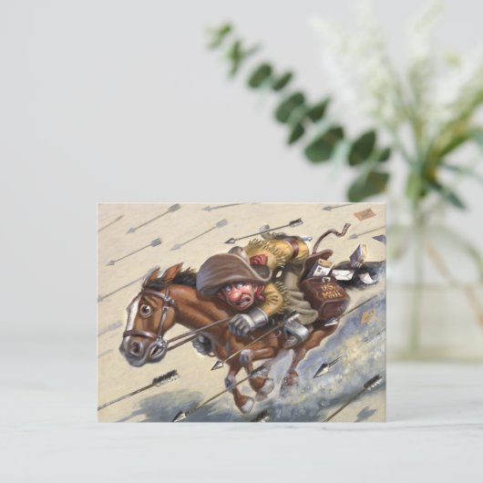 Pony Express Briefkaart (Staand voorkant)