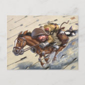 Pony Express Briefkaart (Voorkant)