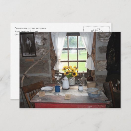 Pony Express, eethoek, Göteborg, NE Briefkaart (Voorkant / Achterkant)