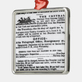 Pony Express, negen dagen Metalen Ornament (Links)