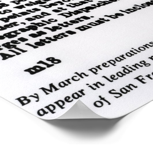 Pony Express, negen dagen Poster (Hoek)