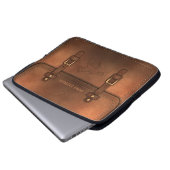 Pony Express-schitterende lederen draagtas Laptop Sleeve (Voorkant onderkant)