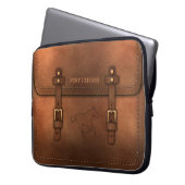Pony Express-schitterende lederen draagtas Laptop Sleeve (Voorkant Links)