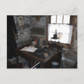 Pony Express Station Indoor Desk Area Briefkaart (Voorkant)