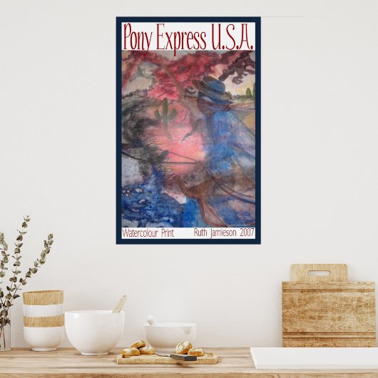 PONY EXPRESS VS POSTER (Keuken)