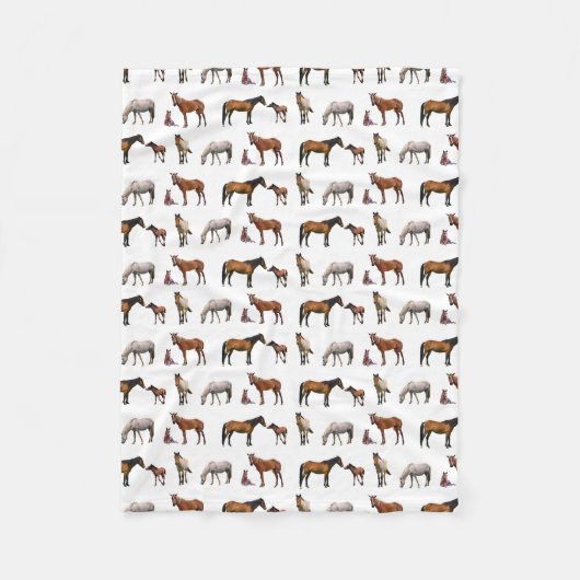 Pony Fleece Blanket (kleur kiezen) Deken (Voorkant)