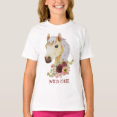  Pony Floral Wild One T-shirt (Voorkant)