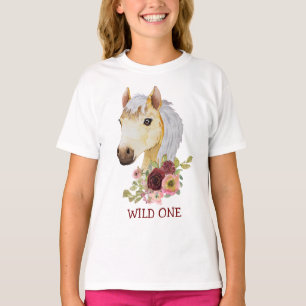  Pony Floral Wild One T-shirt