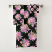 Pony Flower in Bloom Natuur Pattern Bad Handdoek (Insitu)