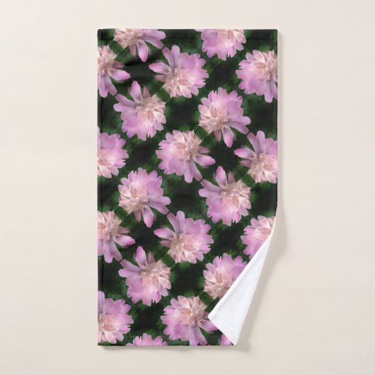 Pony Flower in Bloom Natuur Pattern Bad Handdoek (Handdoek)