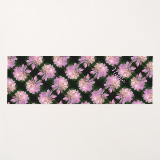 Pony Flower in Bloom Natuur Pattern gepersonalisee Yogamat (Voorkant (horizontaal))