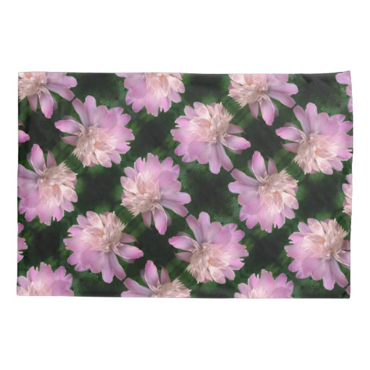 Pony Flower in Bloom Natuur Pattern Kussensloop (Achterkant)