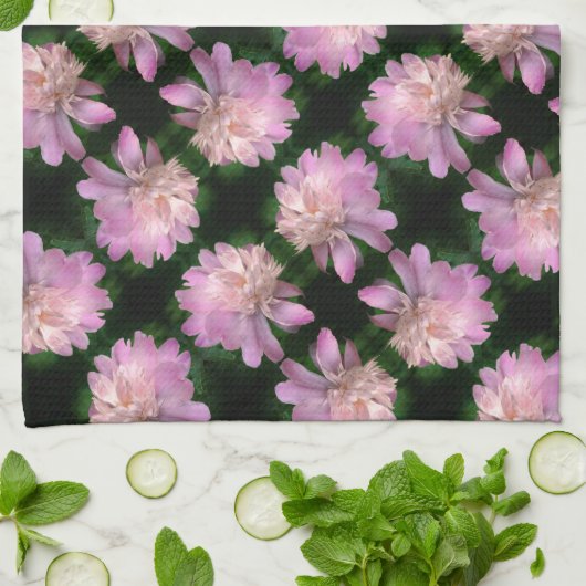 Pony Flower in Bloom Natuur Pattern Theedoek (Gevouwen)