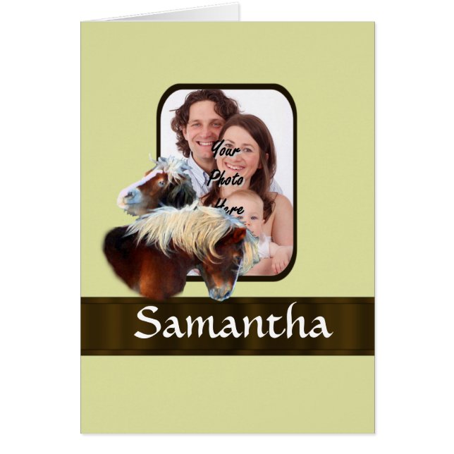 Pony-fotosjabloon (Voorkant)