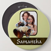 Pony-fotosjabloon Ronde Button 6,0 Cm (Voorkant /achterkant)