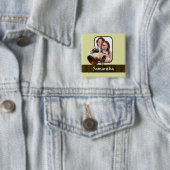 Pony-fotosjabloon Vierkante Button 5,1 Cm (In situ)