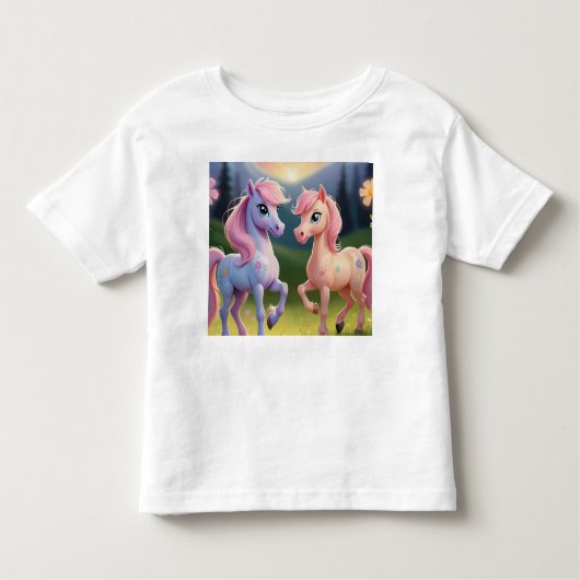 Pony Friends Kinder Shirts (Voorkant)