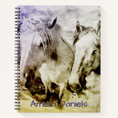 Pony Gepersonaliseerd Bullet Journal Notitieboek (Voorkant)