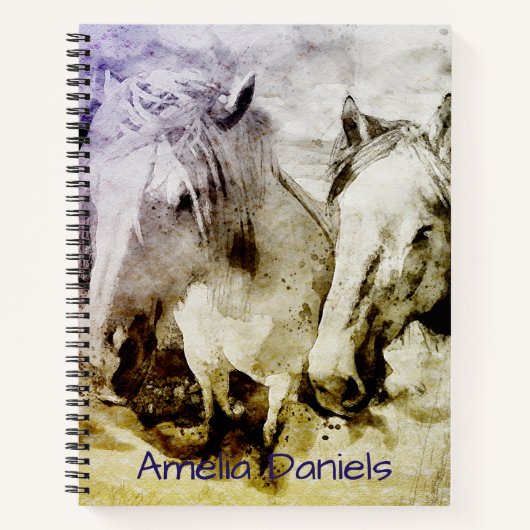 Pony Gepersonaliseerd Bullet Journal Notitieboek (Voorkant)