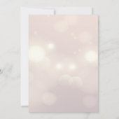  Pony Glitter Drips Bokeh Verjaardag Kaart (Achterkant)