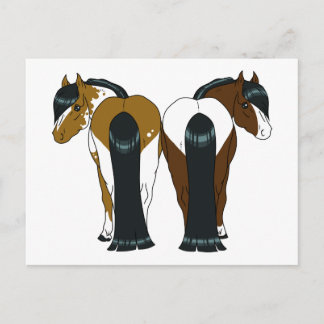 Pony hart briefkaart