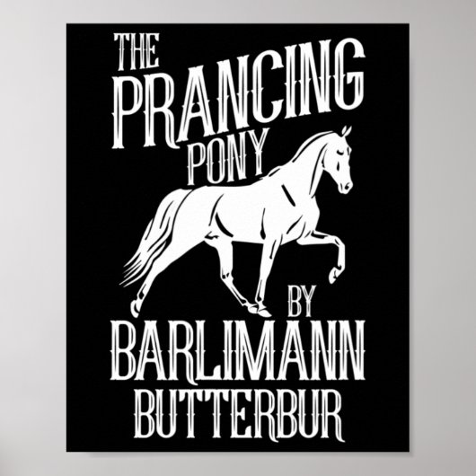 Pony Horse Paardrijden Poster (Voorkant)