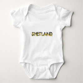 Pony in de letters SHETLAND Romper