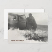 Pony in het Briefkaart van de auto (Voorkant / Achterkant)