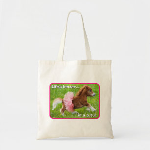 Pony in Tutu Tote Bag