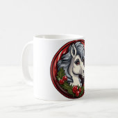 Pony Kerstmis Koffiemok (Voorkant links)