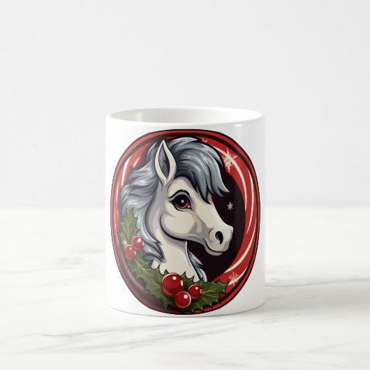 Pony Kerstmis Koffiemok (Center)