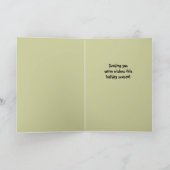 Pony Kerstmis Wenskaart Feestdagen Kaart (Binnen)