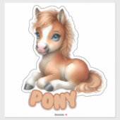 PONY - KINDERDAGVERBLIJF STICKER (Vel)