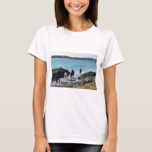 Pony langs het strand t-shirt