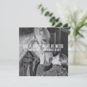 PONY LOVE 5.25 x 5.25 card Kaart (Staand voorkant)