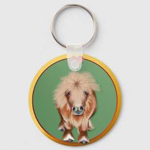 PONY met hart Sleutelhanger