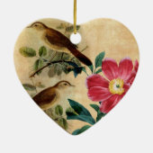 Pony met Nightingales Keramisch Ornament (Achterkant)