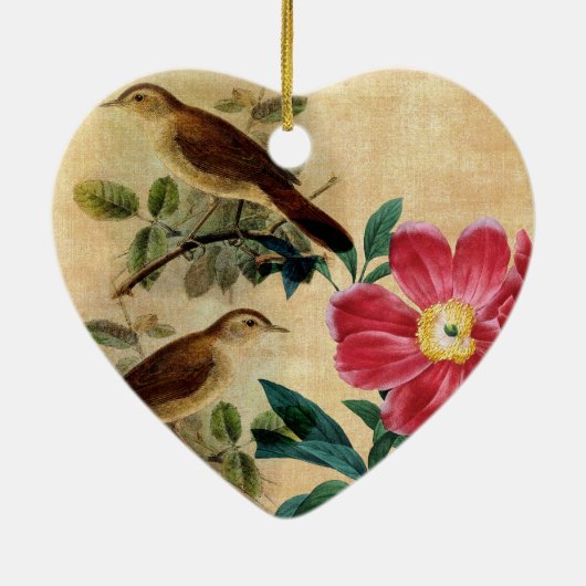 Pony met Nightingales Keramisch Ornament (Achterkant)